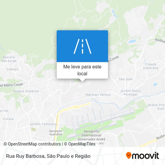 Rua Ruy Barbosa mapa