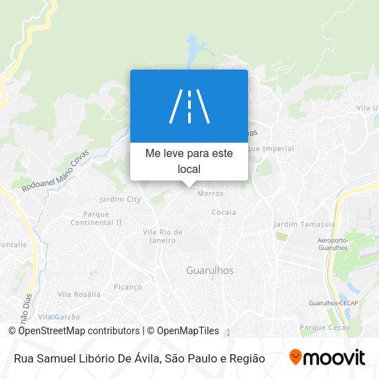 Rua Samuel Libório De Ávila mapa