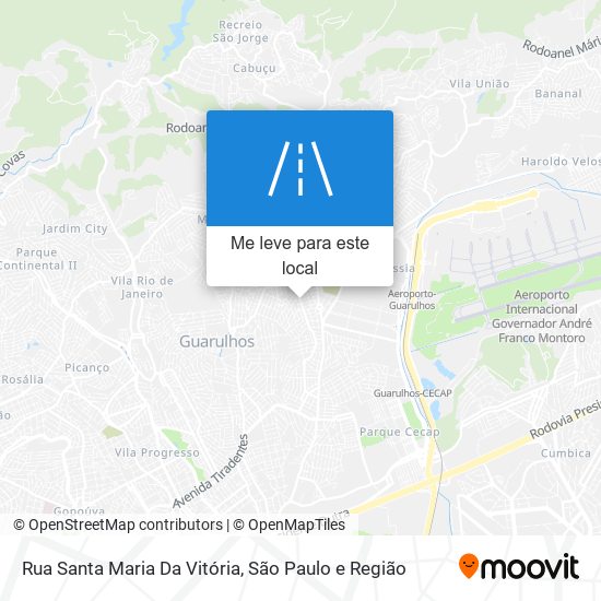 Rua Santa Maria Da Vitória mapa