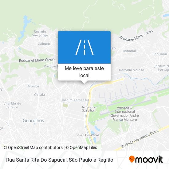 Rua Santa Rita Do Sapucaí mapa