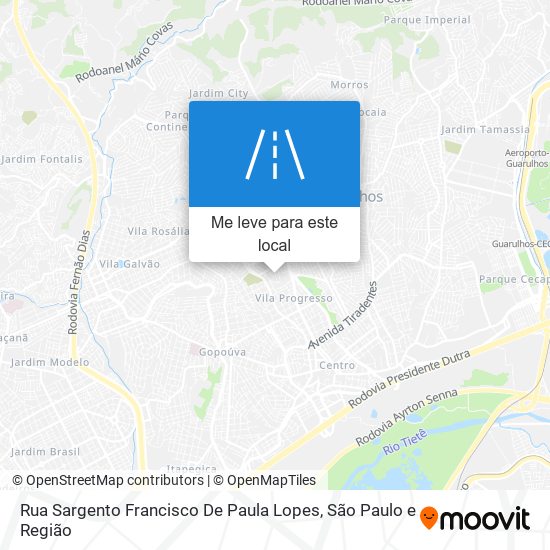 Rua Sargento Francisco De Paula Lopes mapa