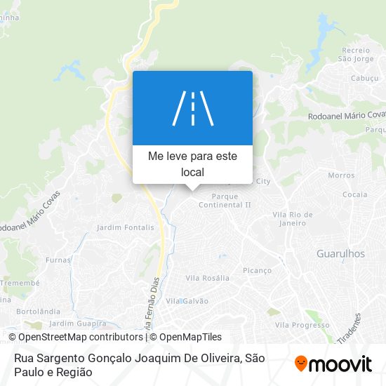 Rua Sargento Gonçalo Joaquim De Oliveira mapa