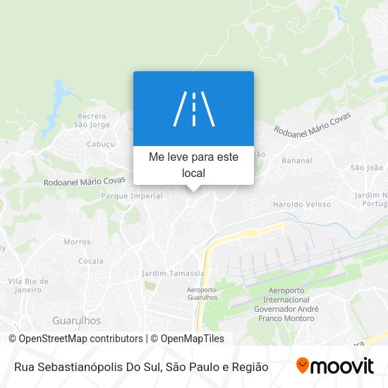 Rua Sebastianópolis Do Sul mapa
