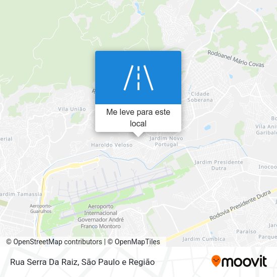 Rua Serra Da Raiz mapa