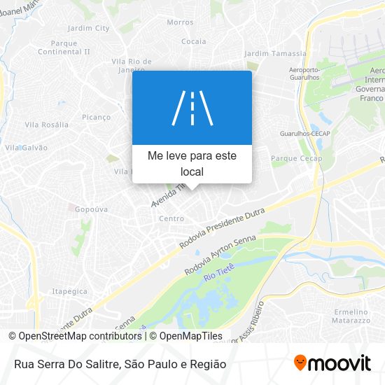 Rua Serra Do Salitre mapa