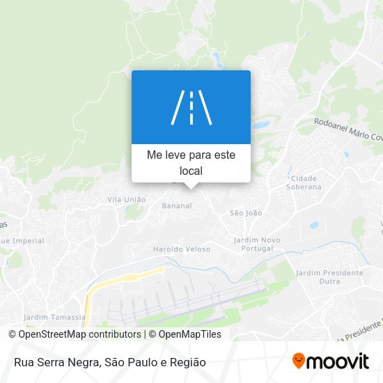 Rua Serra Negra mapa