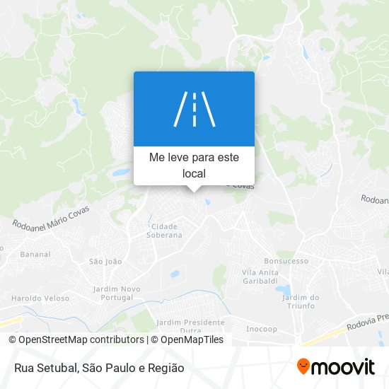 Rua Setubal mapa