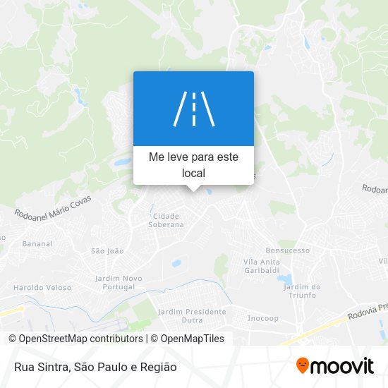 Rua Sintra mapa