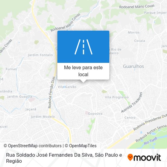 Rua Soldado José Fernandes Da Silva mapa