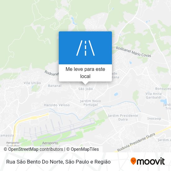 Rua São Bento Do Norte mapa