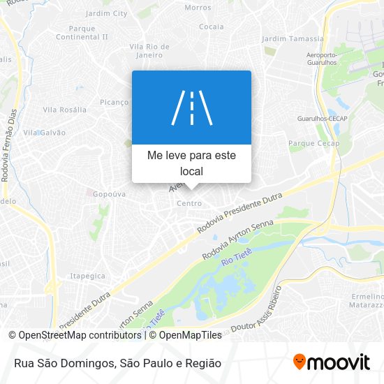 Rua São Domingos mapa