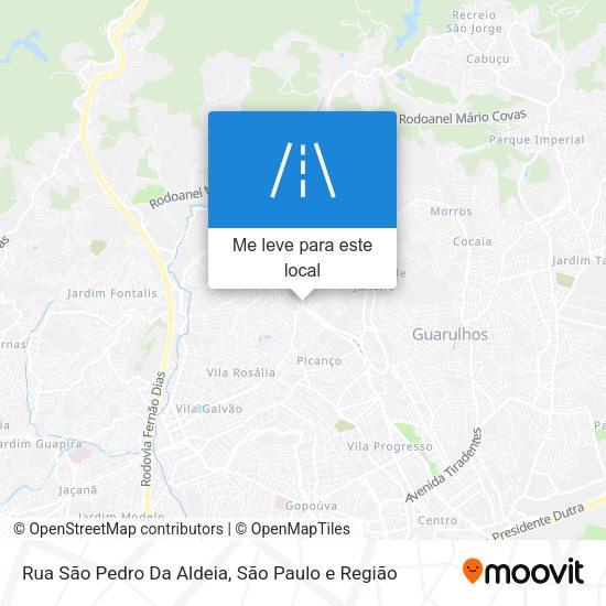 Rua São Pedro Da Aldeia mapa
