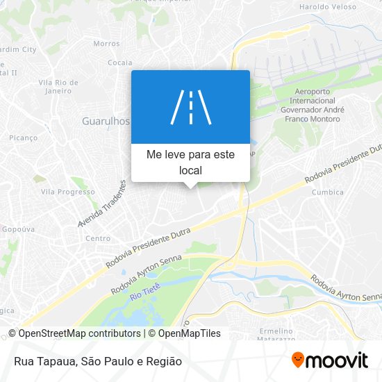 Rua Tapaua mapa