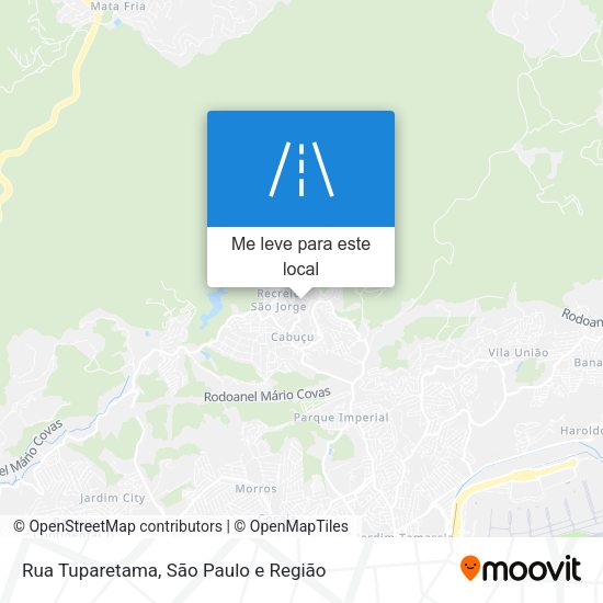 Rua Tuparetama mapa