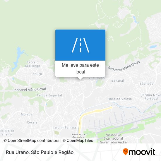 Rua Urano mapa