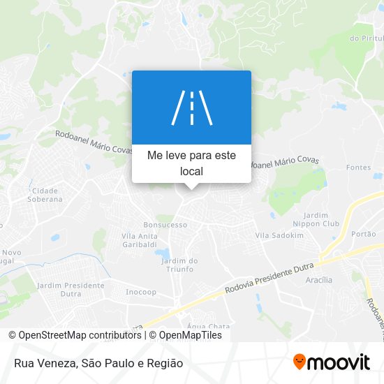 Rua Veneza mapa