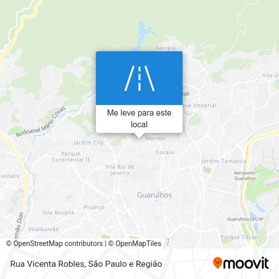 Rua Vicenta Robles mapa