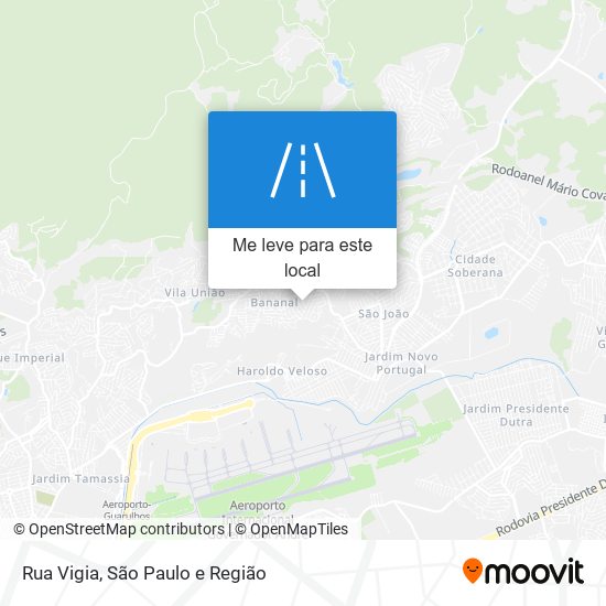 Rua Vigia mapa