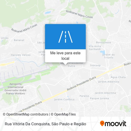 Rua Vitória Da Conquista mapa