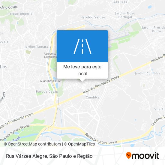 Rua Várzea Alegre mapa