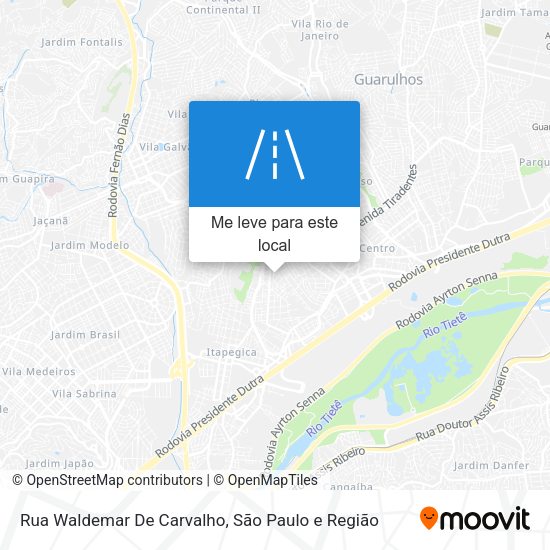 Rua Waldemar De Carvalho mapa