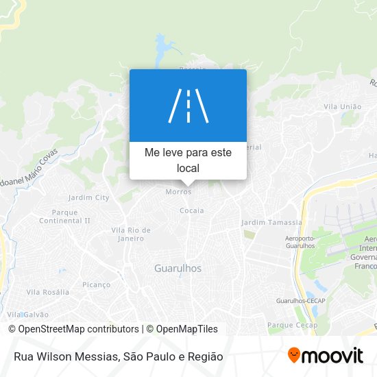 Rua Wilson Messias mapa