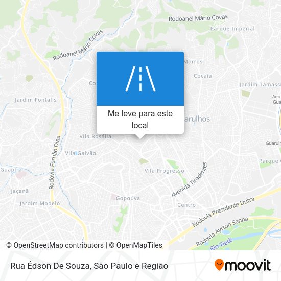 Rua Édson De Souza mapa