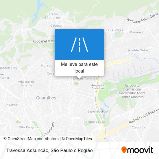 Travessa Assunção mapa