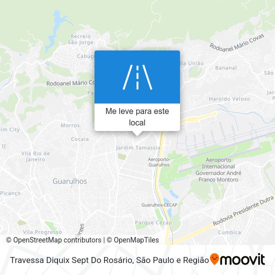Travessa Diquix Sept Do Rosário mapa