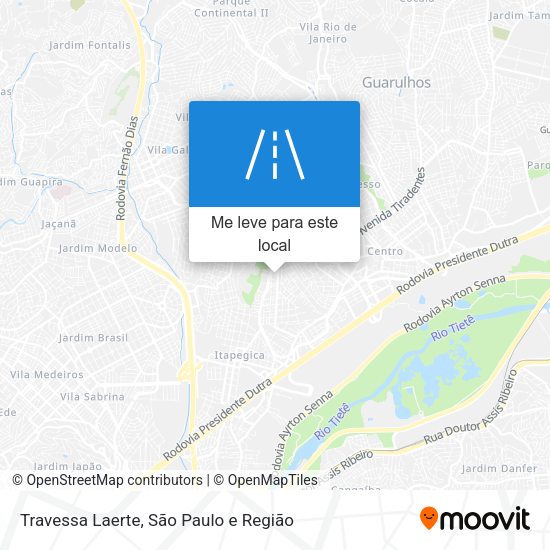 Travessa Laerte mapa
