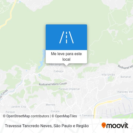 Travessa Tancredo Neves mapa