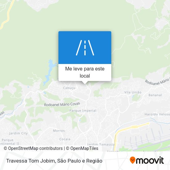Travessa Tom Jobim mapa