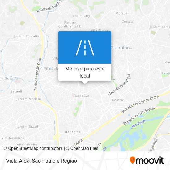 Viela Aida mapa