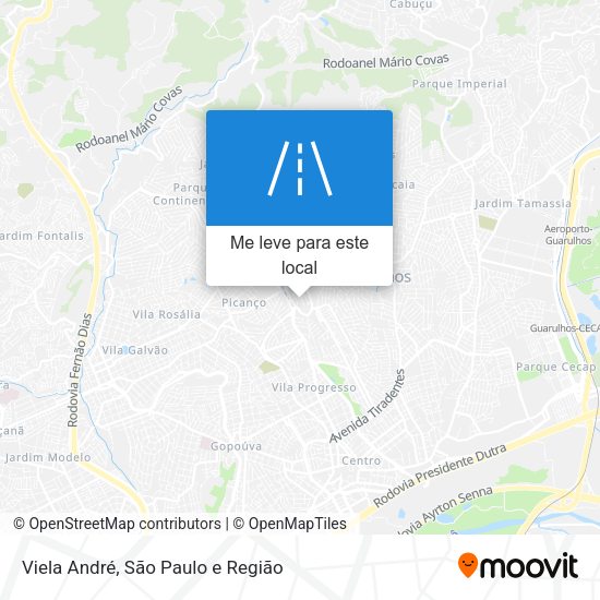 Viela André mapa