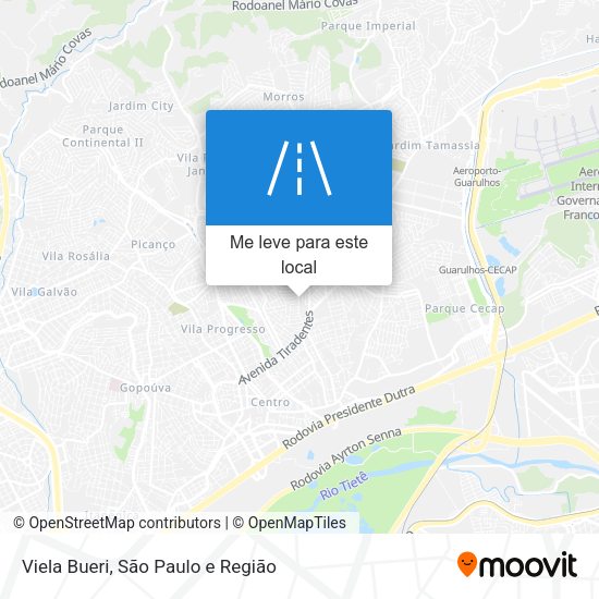 Viela Bueri mapa