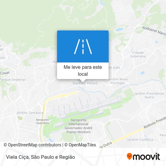 Viela Ciça mapa