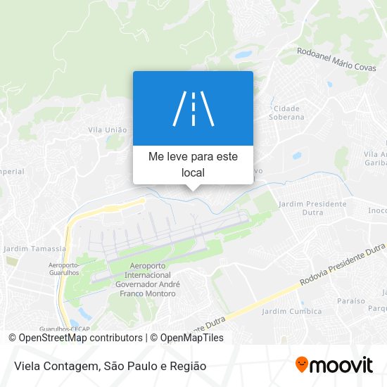 Viela Contagem mapa