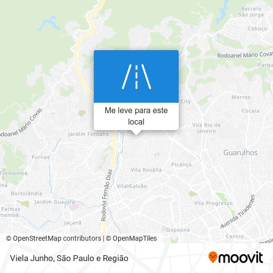 Viela Junho mapa