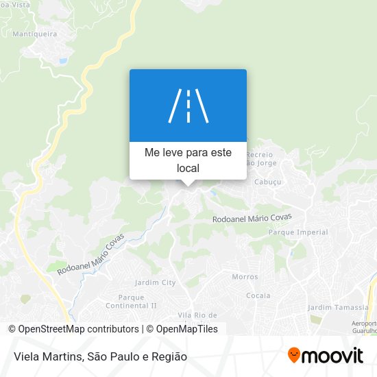 Viela Martins mapa