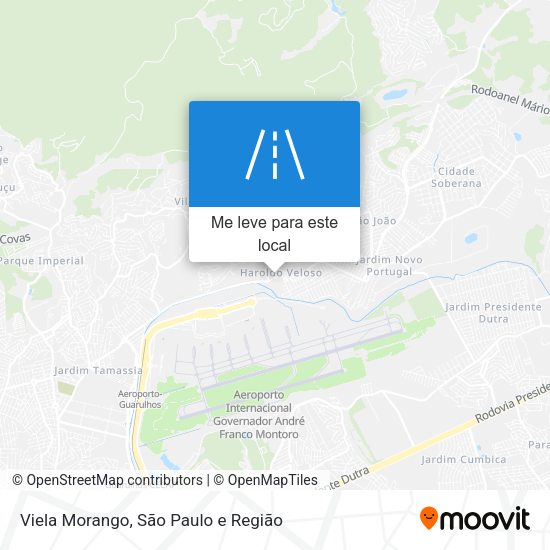 Viela Morango mapa