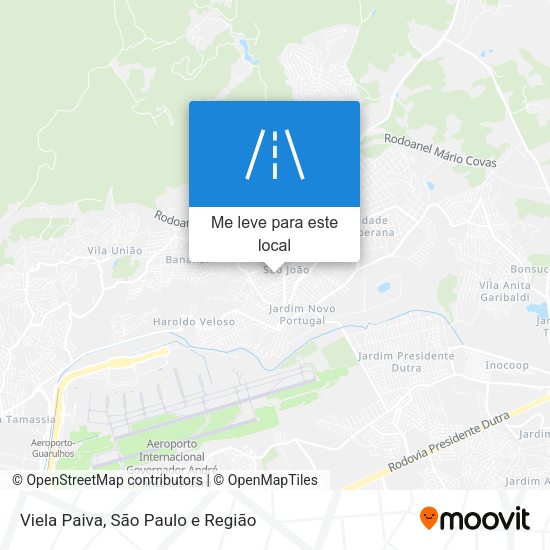 Viela Paiva mapa