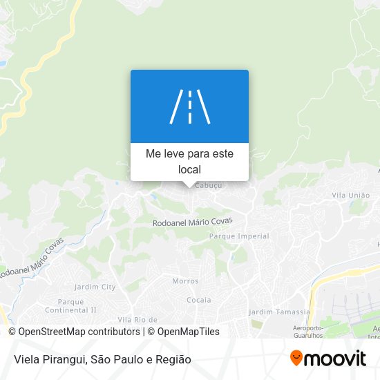 Viela Pirangui mapa