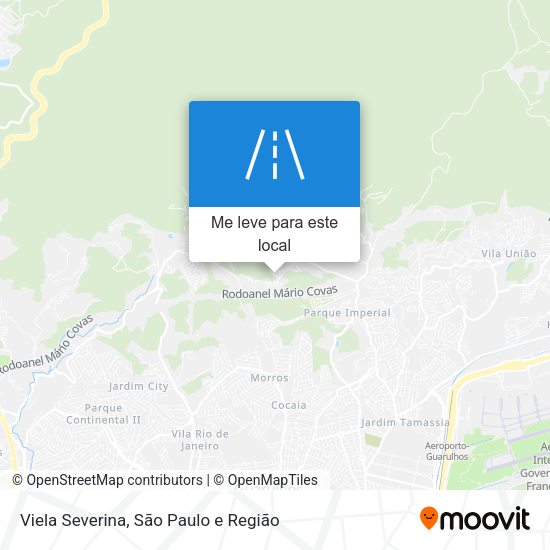 Viela Severina mapa