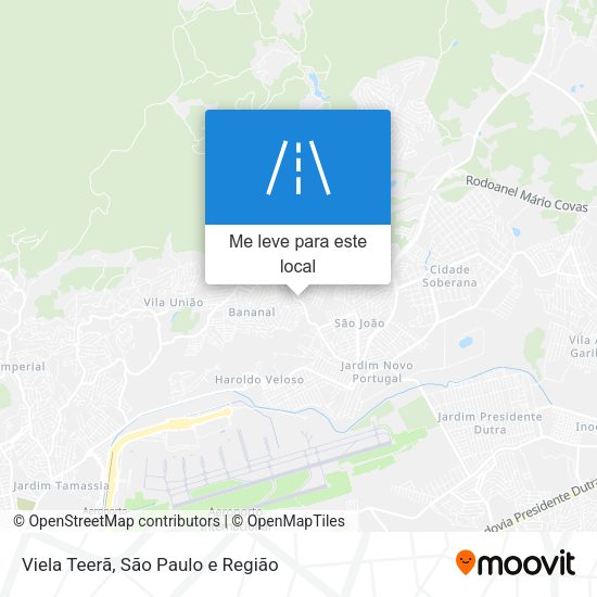 Viela Teerã mapa