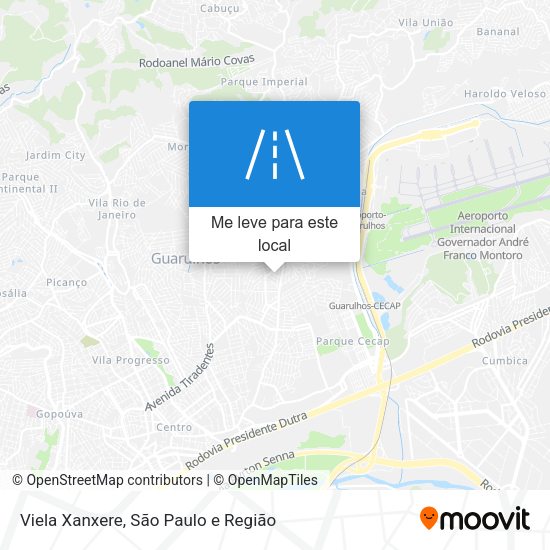 Viela Xanxere mapa