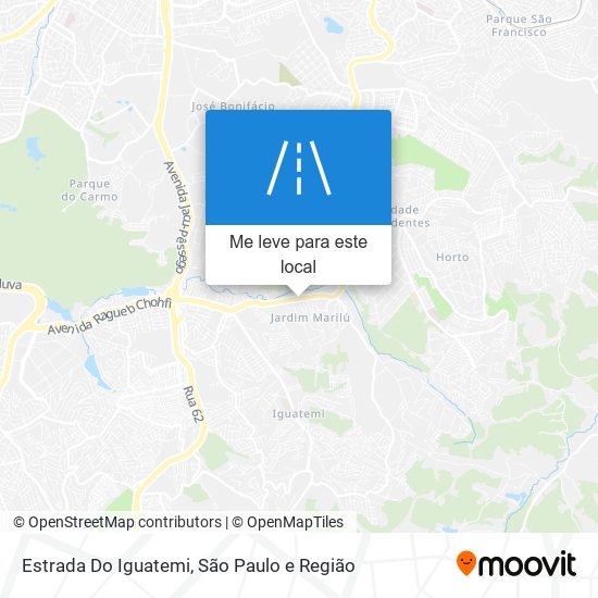 Estrada Do Iguatemi mapa