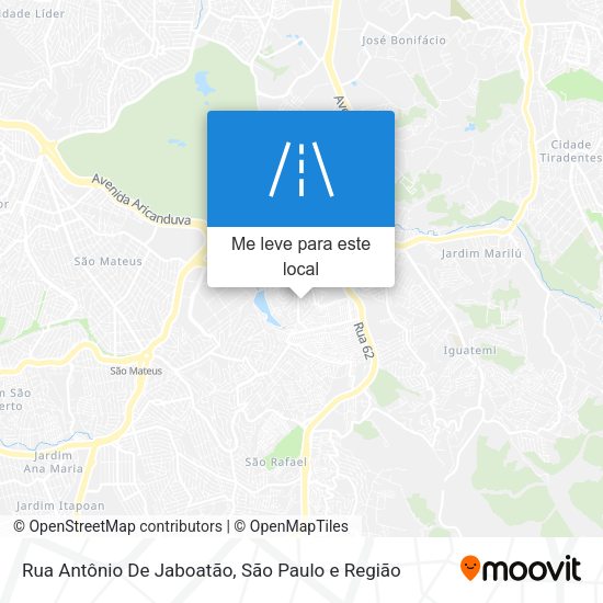 Rua Antônio De Jaboatão mapa