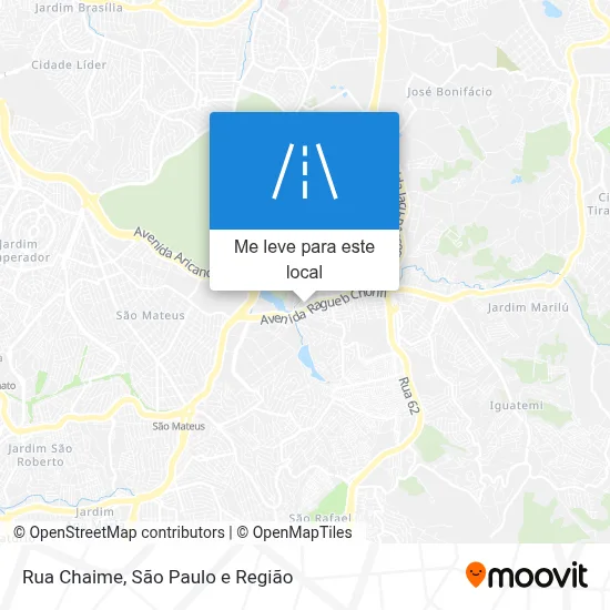 Rua Chaime mapa