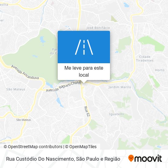 Rua Custódio Do Nascimento mapa