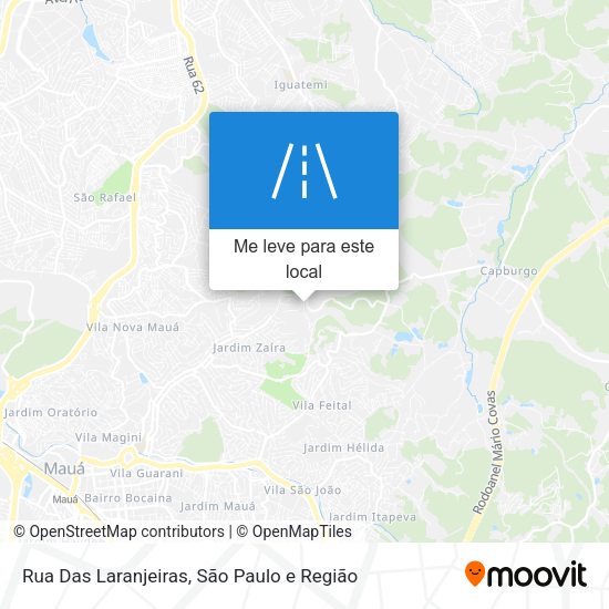 Rua Das Laranjeiras mapa